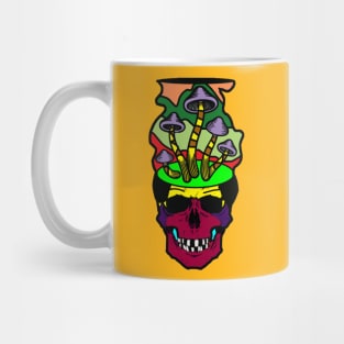 Skeleton tatoo drawing Mug